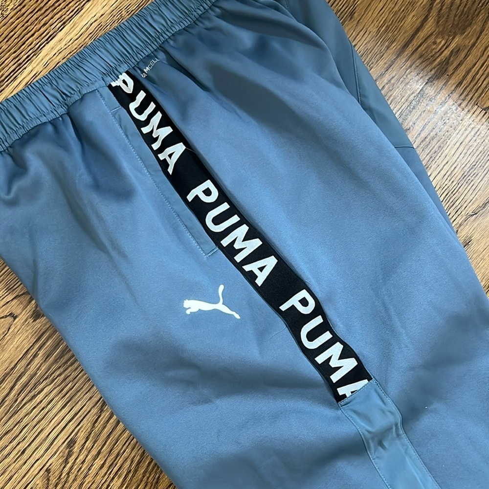 Puma Slate Blue WarmCell Joggers - Picture 4 of 14
